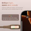 TOTUDESIGN CB-18-T 1.2m Glowing USB-A to USB-C / Type-C Charging Data Cable(Black)