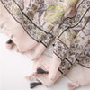 180 X 85cm  Women Cotton And Linen Scarf Retro Splicing Bohemian Printed Silk Shawl SL2003-008