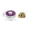 DIY Plasticine Slime Magnetic Rubber Mud Stress Reducer Anti-Anxiety Bouncing Putty Magic Clay Education Toy for Kids and Adults, Big Iron Box Size: 8x2.5cm(Gold)