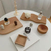 Medium Wavy Wooden Tray Photography Shooting Props