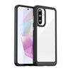 For Samsung Galaxy A56 5G Colorful Series Acrylic Hybrid TPU Phone Case(Black)