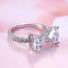 Female Fashion Lovely Bowknot Design Zircon Ring, Ring Size:8
