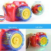 Electric Camera Shaped Flashing Sounding Toy Bubble Machine, Random Color Delivery, Bubble Liquid Not Included