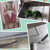3 PCS 8mm 304 Stainless Steel Ship Diamond Door Hinges Buckle