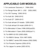 Car Air Suspension Compressor Pump Repair Kit for BMW / Land Rover / Porsche / Mercedes-Benz