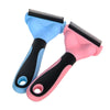 Small Blue Double-Sided Pet Comb - Steel Dematting & Grooming Comb for Cats & Dogs