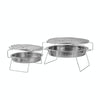 RG_011 Outdoor Round Folding Stainless Steel Barbecue Grill, Size: 30 x 19.5cm