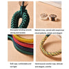 Carved Auspicious Cloud Hand-woven Mobile phone Anti-lost Wrist Lanyard Key Pendant(Dark Blue)