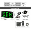 C80 GPS HUD Head-Up Display Speedometer - 4.5" Car Speed, Altitude, Mileage - Black