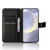 For Samsung Galaxy S24 FE 5G Diamond Texture Leather Phone Case(Black)