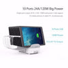 ORICO DUK-10P 120W 10 USB Ports Smart Charging Station with Phone & Tablet Stand, US Plug(Black)