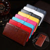 For Alcatel 1SE 2020 idewei Crazy Horse Texture Horizontal Flip Leather Case with Holder & Card Slots & Wallet(Sky Blue)