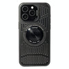 For iPhone 12 Pro Lens Bracket Metal Heat Dissipation MagSafe Phone Case(Black)