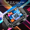 OVISEN T93 1.96 inch IPS Screen 2 in 1 Bluetooth Headset Smart Watch, Supports Blood Oxygen Monitoring/Bluetooth Music(Black)