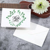 6pcs / Set Thank You Card Creative Half-Fold Greeting Card with Envelope