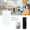 TC120 Wifi Smart Light Switch Glass Screen Touch Panel Voice Control Wireless Wall Switch Work with Alexa Echo / Google Home (Gold)