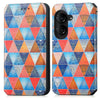 For ASUS  Zenfone 10 CaseNeo Colorful Magnetic Leather Phone Case(Rhombus Mandala)