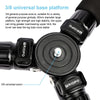 TRIOPO GS2808 Camcorder Photography No Axial Carbon Fiber Tripod Mount Holder with Ball Head, Load: 15KG