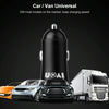 IVON CC26 5V 2.1A Dual USB Port Mini Car Charger (Grey)