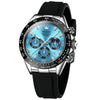 OLEVS 2875 Men Multifunctional Sports Chronograph Waterproof Quartz Watch(Blue)