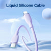 JOYROOM SA29-CL3 30W USB-C/Type-C to 8 Pin Liquid Silicone Fast Charging Data Cable, Length: 1.2m(Purple)