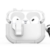 For AirPods Pro 2 DUX DUCIS PECP Series Split Earphone Case with Hook(White)