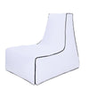 BB1082 Inflatable Sofa Inflatable Bed Outdoor Folding Portable Air Sofa Size: 85 x 80 x 75cm(White)