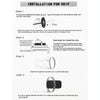 Smart Car Switch Car Engine Start Stop Switch Car Push Start Switch, with RFID Alarm System