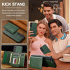 For Samsung Galaxy S25+ 5G LC.IMEEKE L5 Series Detachable RFID Card Bag Magsafe Phone Case(Green)