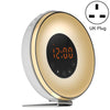 Simulated Sunrise And Sunset Sleep Light Alarm Clock with FM Radio(UK Plug)