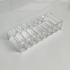 Acrylic Lipstick Shelf Powder Storage Box Transparent Eyeshadow Makeup Shelf Makeup Box(Transparent)