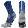 Basketball Stockings Boxing Roller Skating Riding Sports Socks, Size: L 39-42 Yards(Blue Yellow)