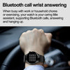 TK25 1.39-inch IP67 Waterproof Sports Health Monitoring Smart Bluetooth Calling Watch(Black Leather)