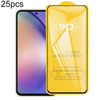 For Samsung Galaxy A56 5G 25pcs 9D Full Glue Full Screen Tempered Glass Film