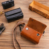 For Canon G7X3 / G5X2 / Sony ZV1RX1007 / RICOH GR3 Camera Leather Case(Brown)