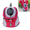 Dog Carrier Backpack, Front Facing, Rose Red, Large (25kg)