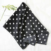Spring Ladies Dots Pattern Silk ImitationSmall Scarf Square Scarf, Size:60 x 60cm(Red White Border)