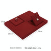 24x18.5x2.5cm Display Tray Jewelry Display Rack Microfiber Jewelry Counter Display Props