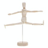 Wooden Puppet Toy Humanoid Art Sketch Model Joint Doll, Size:4.5 Inch