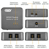 EMK SPDIF/TosLink Digital Optical Audio 3x1 Switcher with IR Controller (Grey)