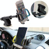 Car Phone Holder Car Air Outlet Mobile Phone Holder Suction Cup Navigation Instrument Panel General, Style:3 in 1(Blue)