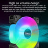 COOLMOON CM-JD1 Jade Ring RGB Case Cooler (Black)