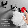 Thickened Solid Hooks Toilet Clothes Hooks Aluminum Free Perforation Wall Clothes Hat Hanger, Model Number: 9524