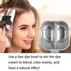 2 PCS P6185 Double-Bowl Hair Dyeing Bowl Oil Mixing Bowl Hair Dyeing Tool(Black)