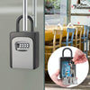 Wall Mounted Key Safe Box - Large Aluminium Alloy - 4 Digit Combination Lock