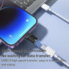 ADS-616A PD 30W 8 Pin Male to USB-C/Type-C Female Adapter(Grey)