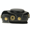 Retro Style PU Leather Camera Case Bag with Strap for Sony RX100 M3 / M4 / M5(Black)