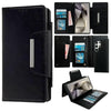 For Samsung Galaxy S25 Ultra 5G Multifunctional 7-Card Wallet Leather Phone Case(Black)