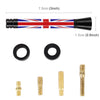 Short Universal the UK Flag Pattern Car Antenna Aerial 7.5cm