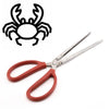 Crab Tongs Loach Tongs Sea Tool, Model: 30cm Straight Clip